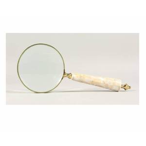 Vente chaude nacre laiton incrustation loupe loupe à la main livres lecteur de journaux doué loupe - Product Image 1