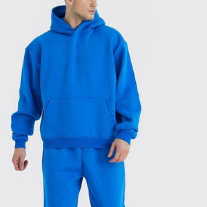 Customized high Quality Men Tracksuit OEM Men's Comfortable 2-Piece <b>Hoodie</b> Tracksuit Set Winter New Arrival - Product Image 3