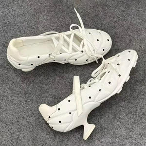 Zapatos planos de lona vintage para mujer, zapatillas informales para mujer, mocasines sin cordones, calzado cómodo y transpirable para verano - Product Image 2