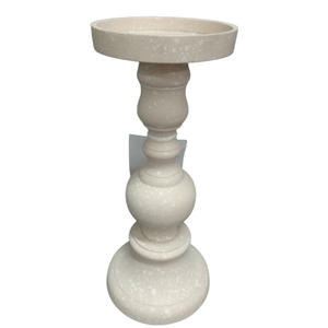 Set of 2 Aluminum <b>Candle</b> Stand Nickel Silver Color <b>Candle</b> Holder for Home & Wedding Decor Handmade in <b>Bulk</b> - Product Image 4