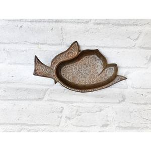 Cendrier à cigares créatif rétro en forme de feuille cendrier en métal prix usine cadeau pour homme grand-père - Product Image 1