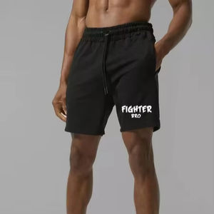 Pantalones cortos de gimnasio para hombre, cintura elástica, tela suave, diseño que absorbe la humedad, adecuado para el ejercicio y el estilo de vida activo - Product Image 1