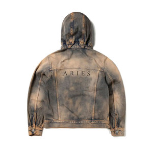 Vente en gros de sweat à capuche vierge surdimensionné délavé à l'acide fournisseur de streetwear sweat à capuche au design unique délavé à l'acide - Product Image 2