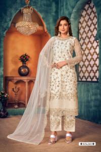 SALWAR-SUIT ตาข่ายสำหรับงานหนักงานปักแบบล่าสุด - Product Image 4