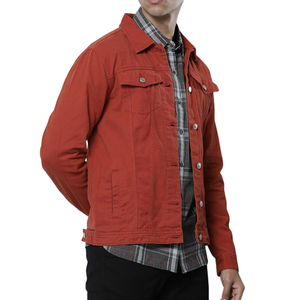 Veste en toile personnalisée pour homme avec bouton utilitaire en tissu de qualité supérieure pour vêtements de travail décontractés et mode extérieure élégante - Product Image 3