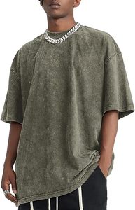 Camisetas de lavado ácido vintage 2025 impresión personalizada de ajuste extragrande disponible para boutiques ropa de calle y tiendas de moda - Product Image 5