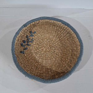 Wholesale round Handmade <b>Seagrass</b> <b>Storage</b> <b>Baskets</b> Woven <b>Seagrass</b> <b>Basket</b> Eco-Friendly Woven <b>Storage</b> Solutions Made in Vietnam - Product Image 2