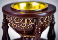 Brûleur d'encens de la meilleure qualité ensemble de petits brûleurs Bakhoor en bois brûleur d'encens fait à la main à vendre de l'artisanat fait à la main