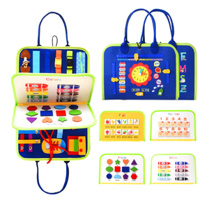 <span class=keywords><strong>Bambini</strong></span> educazione precoce Montessori giocattoli bambino occupato bordo giocattolo sensoriale <span class=keywords><strong>per</strong></span> i <span class=keywords><strong>bambini</strong></span> Multi attività sentito occupato da bordo <span class=keywords><strong>libri</strong></span> - Product Image 2