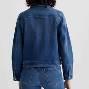 Chaqueta Vaquera Estilo Zip para Hombre, Primavera, Hecha a Medida, Duradera, Transpirable, Resistente al Viento, Cómoda, Elegante, Informal, de Alta Calidad - Product Image 6