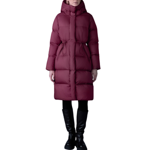 Long Coat Warm Insulated Winter Jacket Elegant Puffer Design Soft Comfort Wear Mandarin Collar Finished Oxford <b>Fabric</b> Windproof - Product Image 6