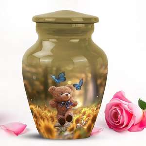 Urna funeraria de cremación para adultos hecha a mano con Vista de camión de Metal impresa a la venta, urna para adultos barata de Metal impresa, urna de capacidad cúbica 200 - Product Image 5