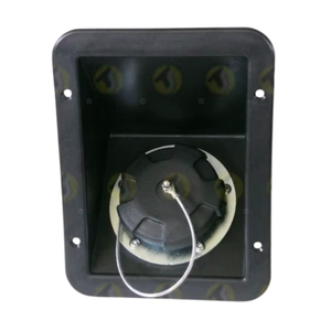 ฝาปิดถังน้ำมันพร้อมสายรัดนิรภัย - เหล็กชุบสังกะสีและพลาสติก |   ขายส่งอุตสาหกรรมจำนวนมาก |   รหัส HS 85030091 - Product Image 1