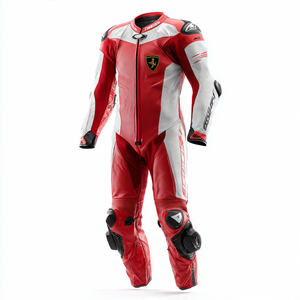 Traje de carreras de cuero para hombre, chaqueta de cuero para pantalones PU, conjunto de motociclista, traje de cuero para hombre - Product Image 2