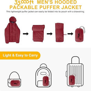 Chaqueta de Invierno de Último Diseño para Hombre, Chaqueta de Burbuja de Diferentes Colores - Product Image 5