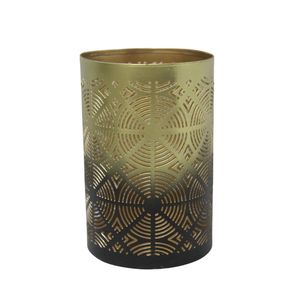 New Arrival Table Top Decorative Round Votive Gold <b>Foil</b> Color <b>Metal</b> Iron Candle Votive For Christmas Decoration Handmade - Product Image 4