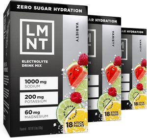 LMNT <b>Zero</b> <b>Sugar</b> Electrolytes - Lemonade | Drink Mix | 18-Count - Product Image 1
