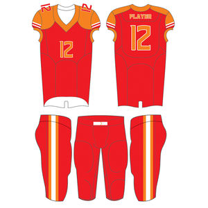 American <b>Football</b> Uniform Customized Brand Logo American <b>Football</b> Uniform for Sale - Product Image 5