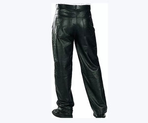<b>Men's</b> Casual Cowhide <b>Leather</b> <b>Shorts</b> Breathable Quick Dry Genuine <b>Leather</b> Button Decoration Mid Waist Winter Gym Running OEM - Product Image 6