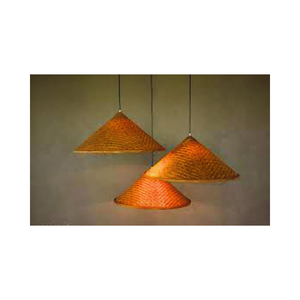 Abat-jour en bambou écologique fait à la main Design asiatique couleur personnalisée forme personnalisée E27 bon prix décoration de la maison fabriqué au Vietnam - Product Image 1