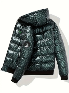 Chaqueta bomber de cuero personalizada directa de fábrica para hombre, transpirable e impermeable, estilo Hip Hop para invierno, precio al por mayor - Product Image 6