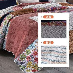 Nouvelle collection 2026 : Couvre-lits et édredons en coton, tailles King et Queen, ensemble 3 pièces, motif uni, broderie en velours, tissu 300 fils/cm² - Product Image 4