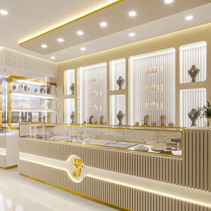 Vitrine d'extérieur pour bijoux et lunettes, autres meubles commerciaux, armoire d'angle, étagère pour magasin de détail - Product Image 6