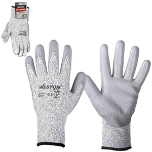 Paquete de 10 piezas de guantes resistentes a cortes L Nivel 5 Weston DE LA ST018-3 - Product Image 1