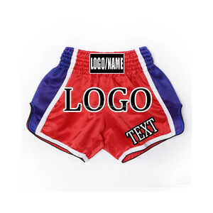 Shorts de boxe Muay Thai unisexe en velours, brodés à la main, respirants, 220g, imprimés par sublimation, avec appliques, style gladiateur, de luxe - Product Image 5