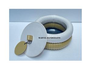 Ramadan 2025 Produit en cuir Artisanat en bois plateaux de service Plats de service artisanat pour la décoration du Ramadan Eid Mubarak coffret cadeau - Product Image 1