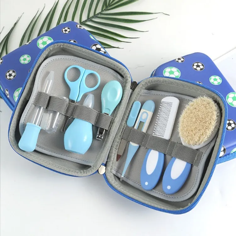 Set per Manicure e Pedicure personale da 10 pezzi per la cura delle unghie Kit da viaggio per la cura degli uomini strumenti di bellezza in acciaio inossidabile di Zabeel Industries