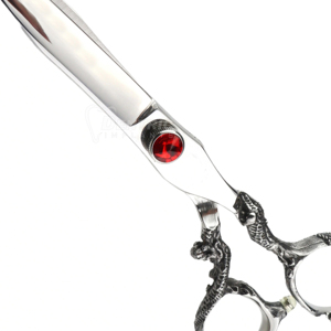 กรรไกรตัดผมมืออาชีพ ด้ามยาว น้ำหนักเบา สำหรับคนถนัดขวา ใบมีดตรง สแตนเลสคุณภาพสูง - Product Image 6