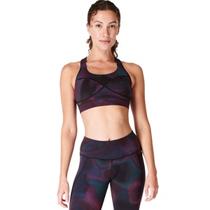 Custom Wholesale Women's Fitness Wear Solid <b>Pattern</b> Yoga Sports Bra and <b>Legging</b> Sets Active Wears - Product Image 1