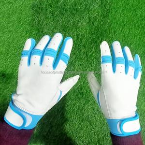 Guantes de bateo de béisbol de cuero con puño corto con protección para las manos Fabricante-Producto vendido - Product Image 4