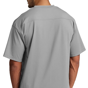 T-shirts en coton tricoté épais à col rond pour hommes, imprimés sur mesure, grandes tailles, manches courtes, haute qualité, respirants, écologiques, séchage rapide - Product Image 5