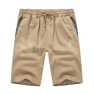 กางเกงขาสั้นสำหรับผู้ชายกางเกงขาสั้นใส่สบายสีทำจากปากีสถาน - Product Image 1