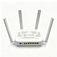 Routeur FTTH d'occasion Ai80-X6 H3-1S WiFi6 AX3000 XPON ONU 4 antennes GPON EPON 4GE VoIP Unité de réseau optique