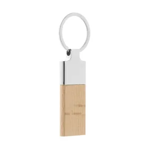 Porte-clés personnalisé en bois de lignum - Option cadeau personnalisée - Product Image 4