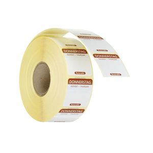 HENDI 1000 Etichette per Alimenti, Marrone, 25x25mm, Multiuso per Organizzazione Domestica, Facilmente Rimovibili - Product Image 1