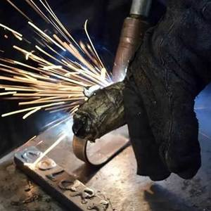 Guantes de Soldadura de Cuero con Protección Térmica Industrial, Resistentes al Fuego, Transpirables, Duraderos, Cómodos, para Uso Diario en Exteriores - Product Image 5