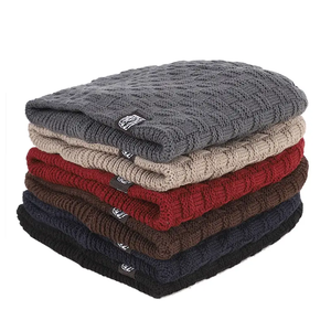 Qualité en gros personnalisé hiver crâne motif acrylique tricot bonnet chapeau casquette pour nourrissons tout-petits enfants chaud pour temps froid - Product Image 6