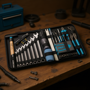 Hazet Premium <b>Tool</b> Leather Case with Assortment (64 Pcs.) for <b>Tool</b> <b>Sets</b> - Product Image 3