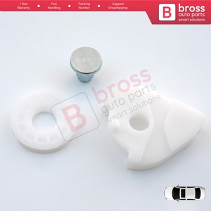 Kit de réparation de lève-vitre BWR1060, roue d'angle avant ou arrière gauche pour Hyundai Accent 1994 et après, 82403-0U010 - Product Image 4