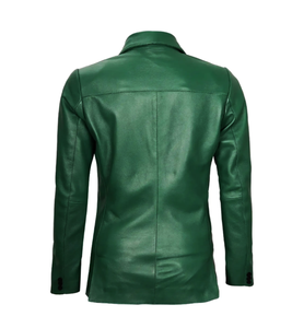 Chaqueta de Moto de cuero de imitación clásica para mujer, chaqueta de corredor de cuero transpirable para mujer, chaqueta universitaria de tendencia para mujer - Product Image 5