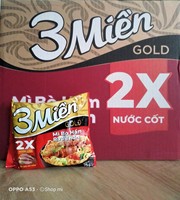 Best Price OEM Private Brand 3Mien Super Noodles 75g Salted Beef Stew Gold Instant Food