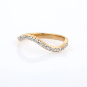 Anillo de Diamante Natural para Niños, Oro Amarillo Sólido de 18K, Corte Brillante, Engaste de Puntas, 100% Hecho a Mano, Superventas - Product Image 4