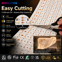 Bande LED en Rouleau – Vente en Gros Usine – Feuille LED Flexible Double Blanc Réglable (UL) – Rouleau de 10m Haute Densité Sans Scintillement pour la Vente au Détail