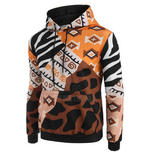 Sudadera con capucha de poliéster para hombre, prenda de vestir, con diseño de sublimación, ecológico, a medida, venta al por mayor - Product Image 2
