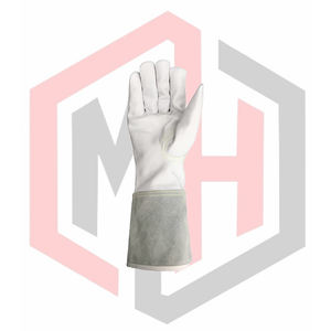 ถุงมือหนังสำหรับงานเชื่อม TIG ระดับมืออาชีพ ทนความร้อน ป้องกันไฟฟ้าสถิต ทนการฉีกขาด ไม่มีแป้ง ไม่มีซิลิโคน เย็บด้วยเคฟลาร์ - Product Image 2