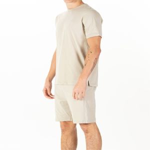 Nueva llegada al por mayor de dos piezas de verano trajes para hombres transpirable tela de rizo Polo conjuntos cortos Casual verano chándales - Product Image 1